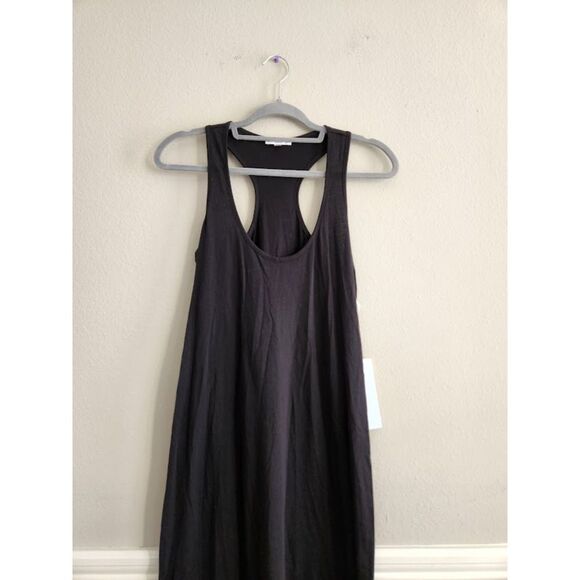 Calme by Johnny Was Black Racer Back Knit Maxi Dress | Size S - Picture 2 of 4